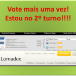 Finalista do 2º Turno do TOPO BLOG!  Vote!