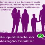 Programa de Qualidade na Interação Familiar, palestra gratuita no dia 10 de agosto