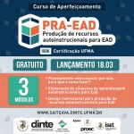 Curso de Aperfeiçoamento gratuito – Produção de recursos autoinstrucionais para EAD